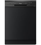 KKT KOLBE Lave-vaisselle autonome | 60 cm | Noir | AquaStop | Panier supérieur réglable en hauteur |