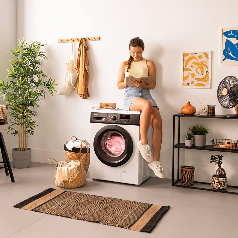 Cecotec - Bolero DressCode 7000 - 7kg - 1400tr/min, 8 programmes, LED