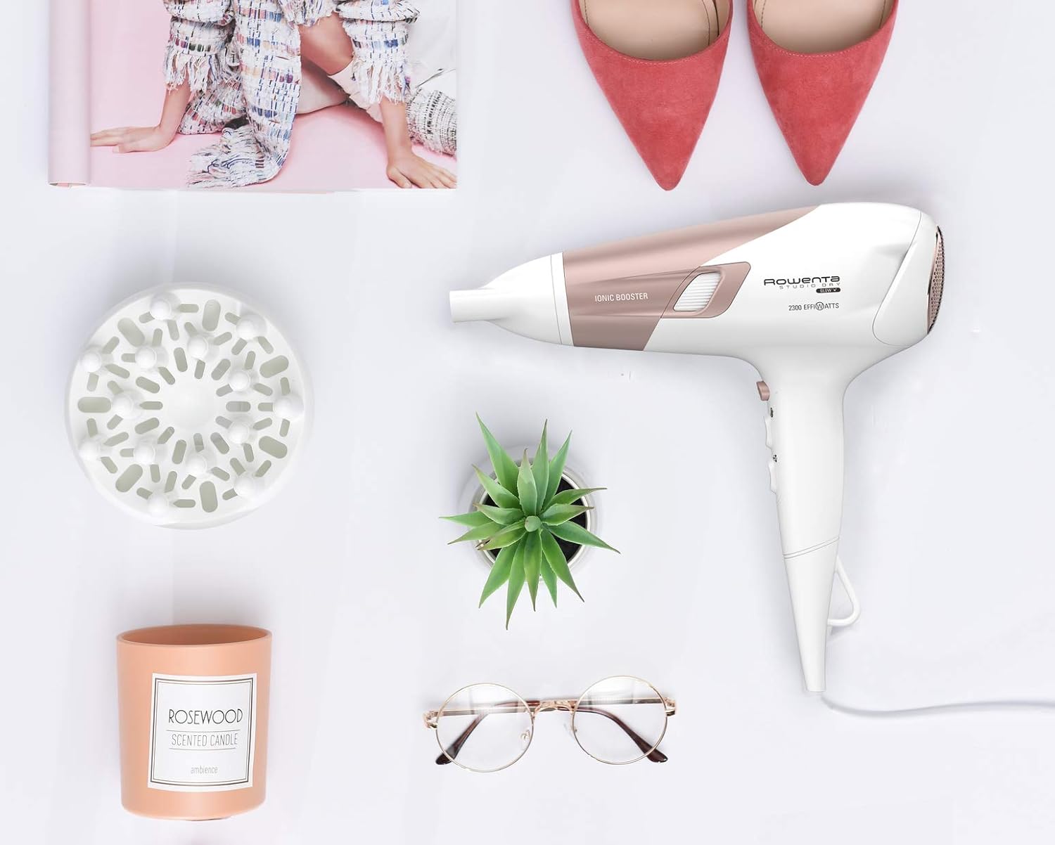 Rowenta - Studio Dry (CV5830) - 2300W - 6 vitesses, ionique, Thermocontrôle, CV5830