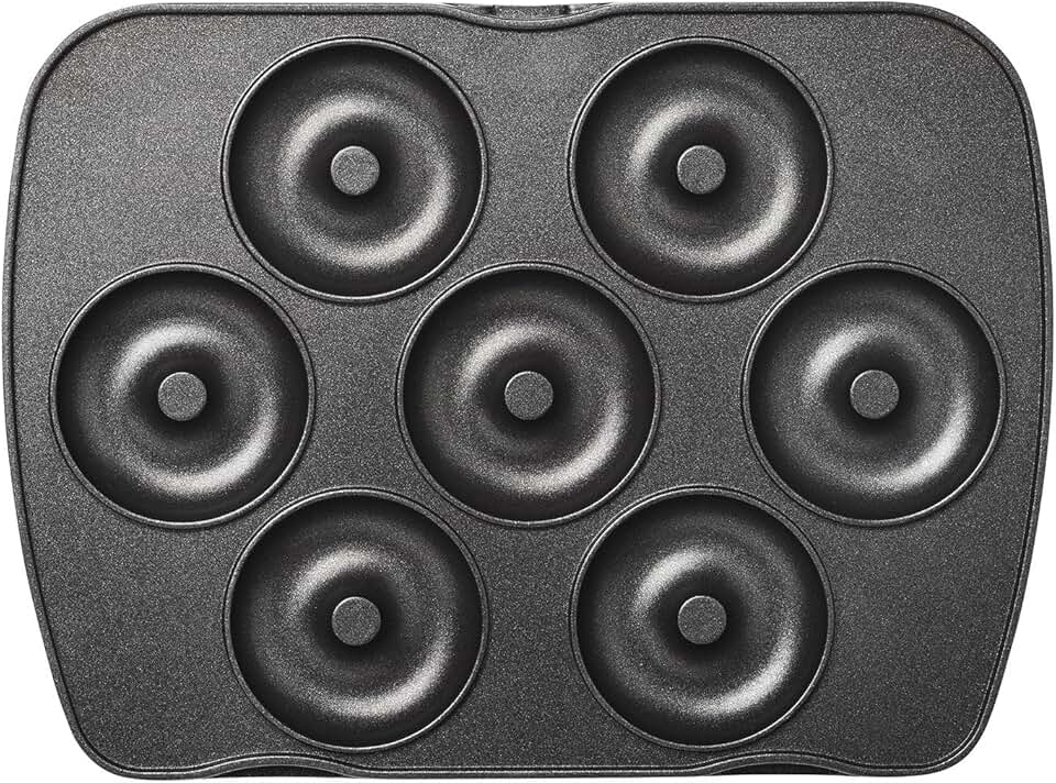 Mini-donuts/bagels - plaque cuisson antiadhésive - format compact - JEU PLAQ. MINI-DONUTS /MINI BAGELS AA PREMIUM