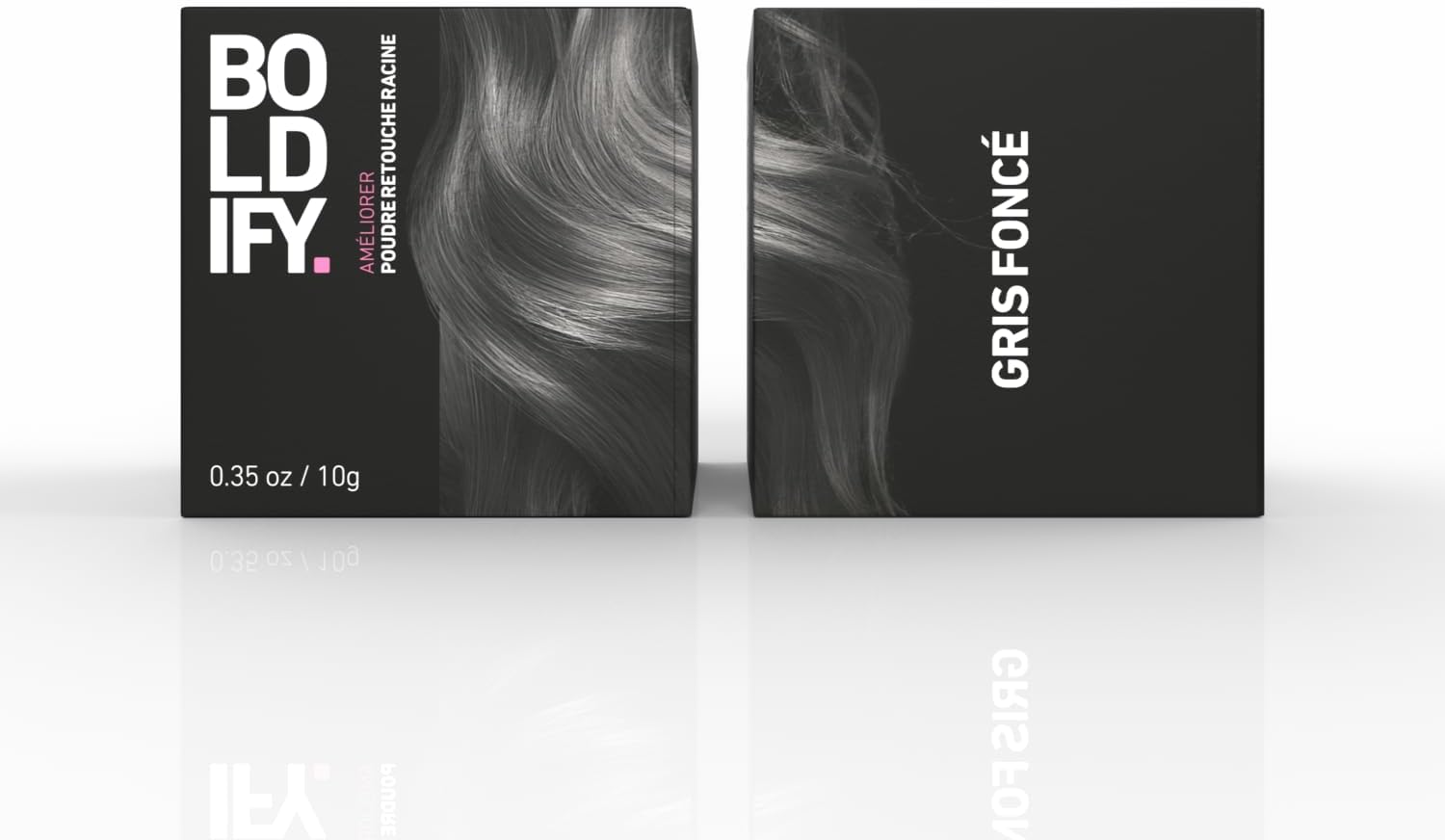 BOLDIFY - Poudre de Racine Cheveux - 10g - Camoufle gris, retouche instantanée, effet naturel