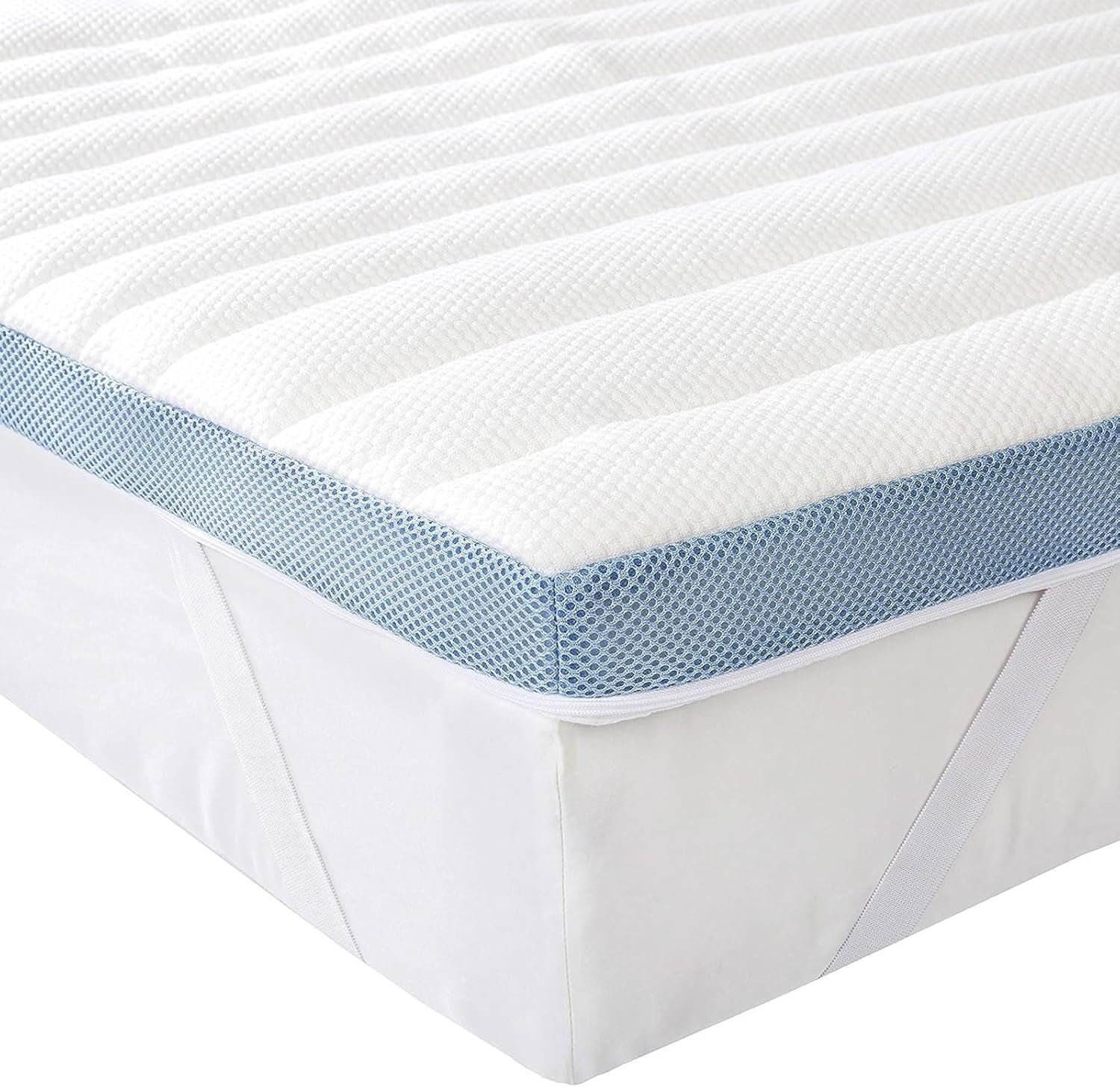 maaxi-dealz Basics - surmatelas mémoire de forme, 180x200x5cm, sangles