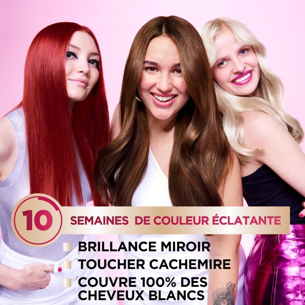 Garnier - Color Sensation - crème permanente - noir intense, couvre 100% cheveux blancs, tenue 10 semaines