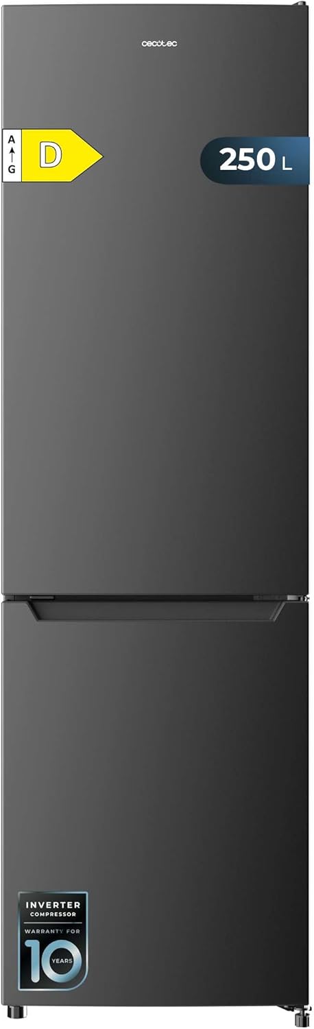 Cecotec - Bolero CoolMarket Combi - 250L - Inverter, No Frost, porte réversible