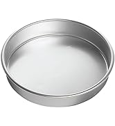 PME - Moule à Gâteau Rond en Aluminium Anodisé, Argenté, 203 x 102 mm de Profondeur