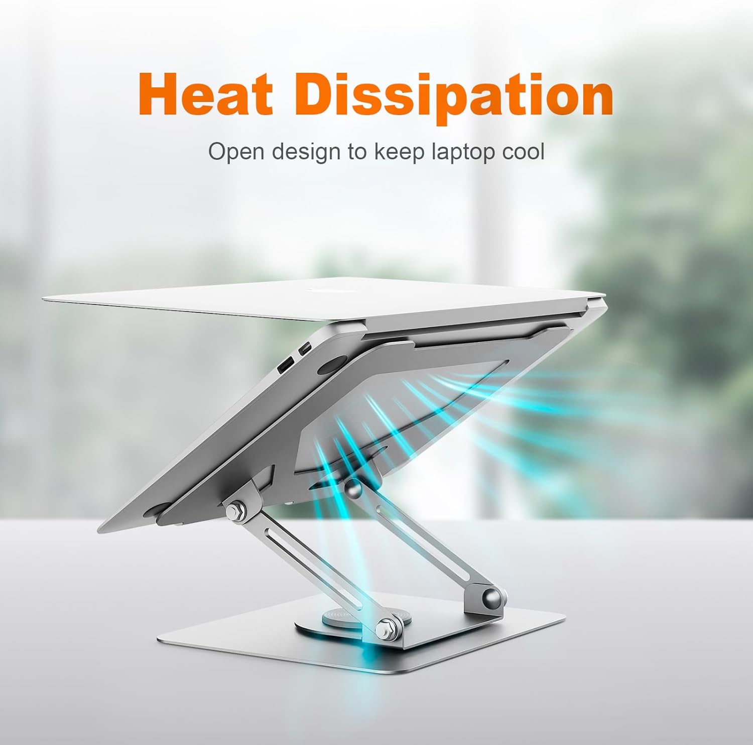 GRIFEMA - Support Ordinateur Rotatif 360°, Réglable, 11-17