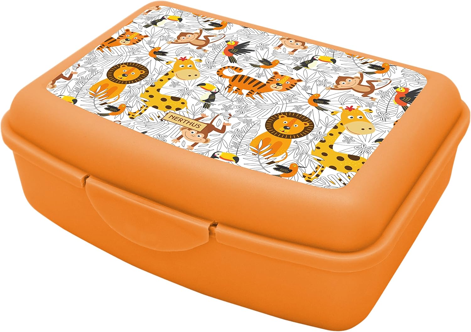 Nerthus - Boîte à lunch Safari enfant, légère, facile à nettoyer, FIH 921