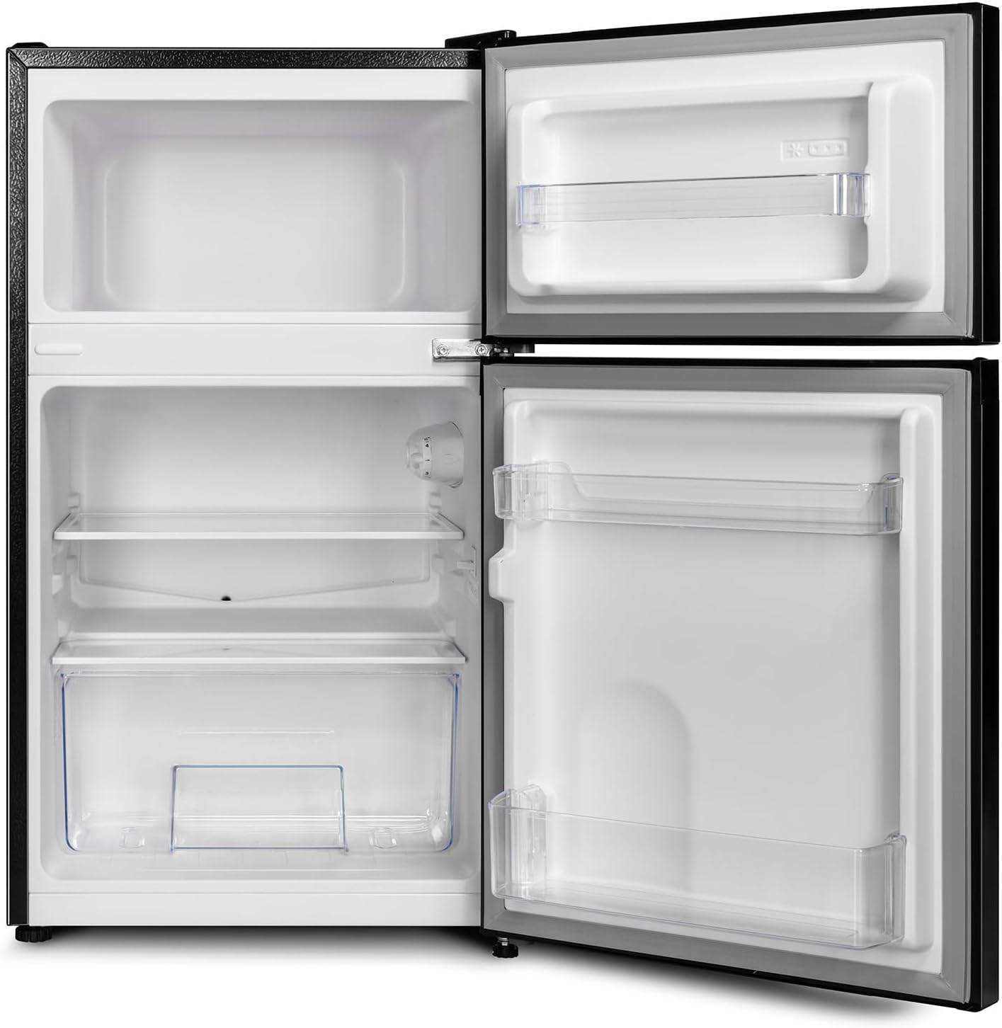 CHIQ - réfrigérateur congélateur haut, 86L, portes réversibles, congélateur 4*, machine à glaçons, classe E