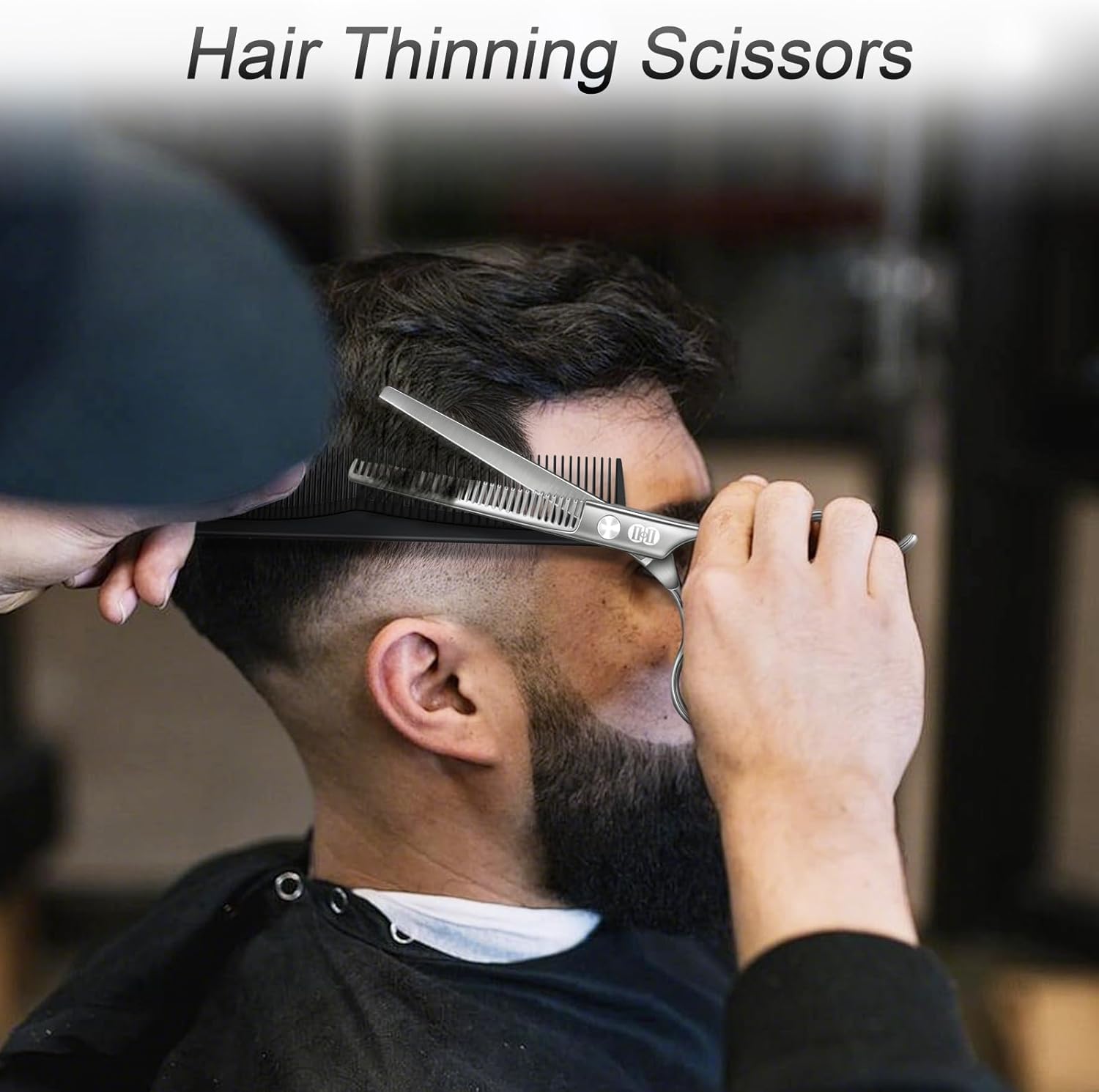 CIICII - Kit Ciseaux Professionnel - 6,7'' - Coupe & effilage cheveux