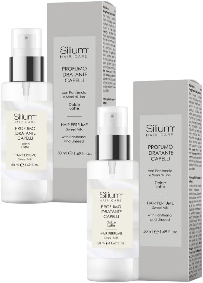 Parfum hydratant cheveux – 2x50ml – spray nourrissant doux, parfum intense