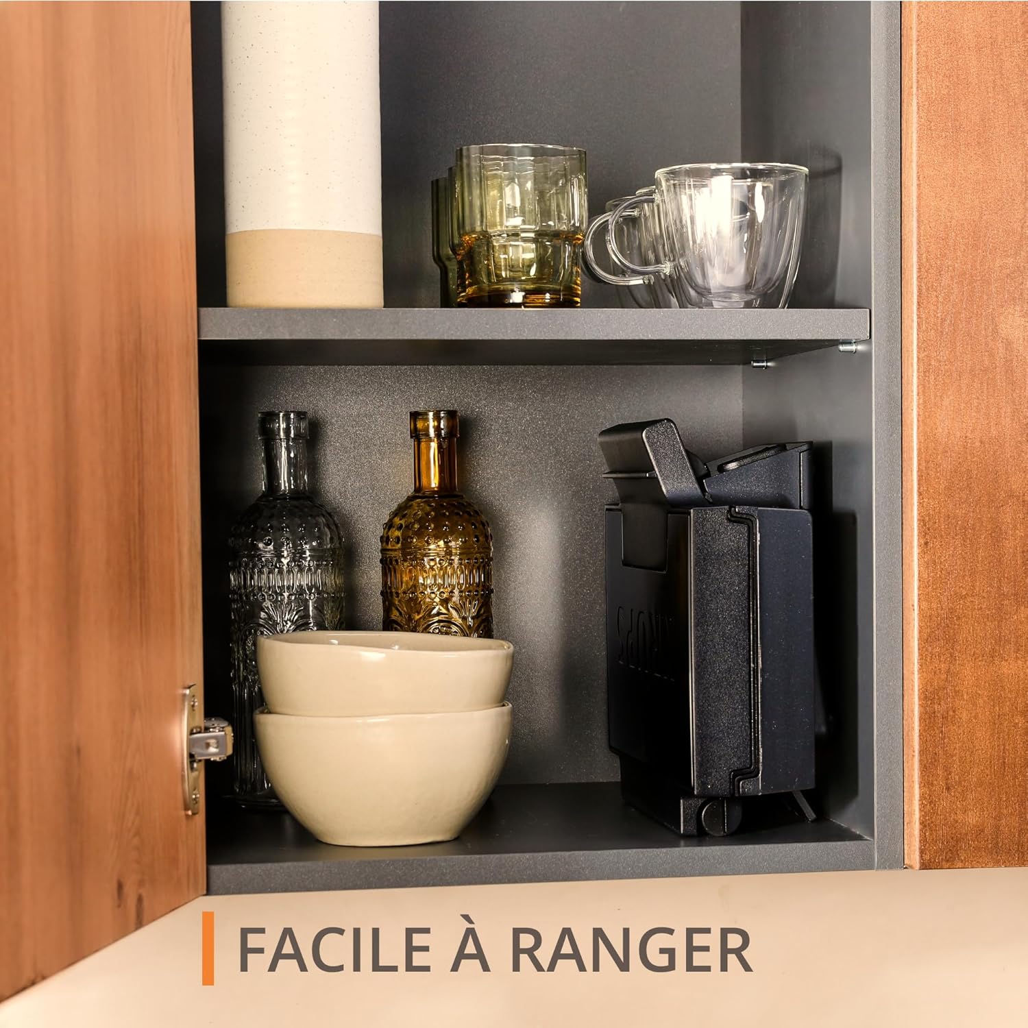 Krups - FDK série Iconic - compact - plaques céramique, rangement facile, FDK461