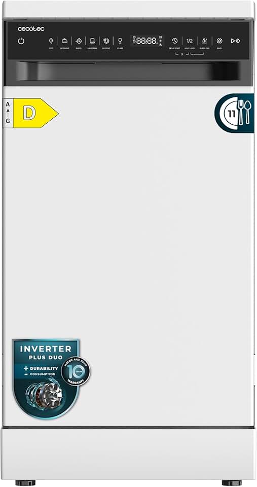 Cecotec - Bolero Aguazero série - 45cm - 11 couverts, 9 programmes, moteur Inverter, Super Dry, AutoClean 4360