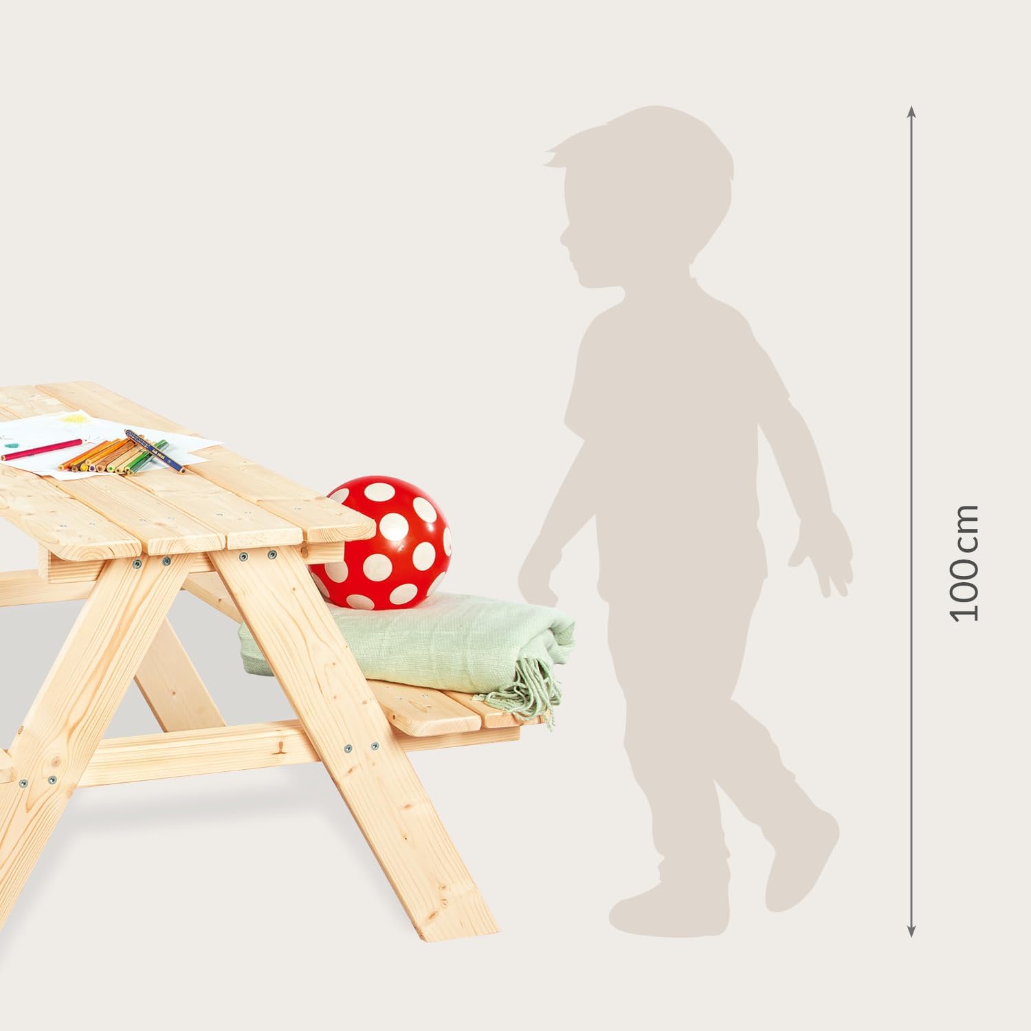 Pinolino - Nicki - table et chaises enfants bois - compact, solide - 201016