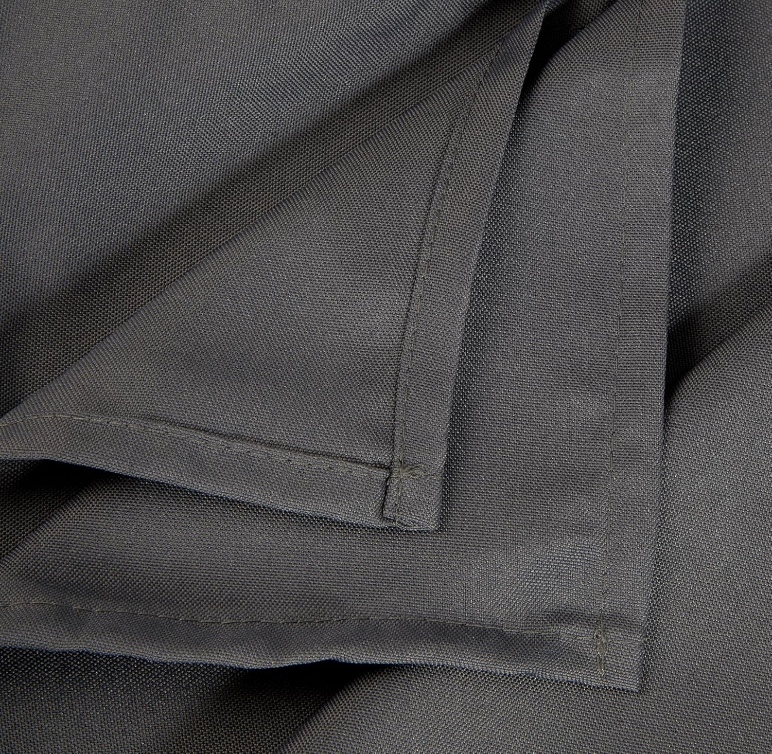 Soleil d'Ocre - Alix nappe rectangle polyester 140x240 cm anthracite