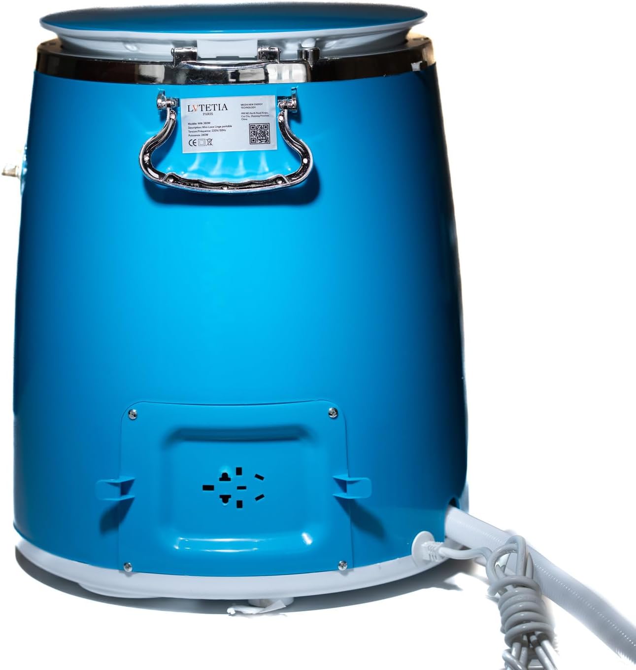 Mini lave linge - 3.5kg, 240W, compact, essorage, idéal étudiant, camping