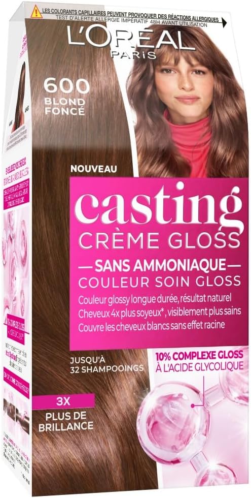 L'Oréal Paris - Casting Crème Gloss - Blond Foncé 6.0 - soin sans ammoniaque