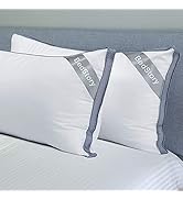 BedStory Lot de 2 Oreillers 60 x 60CM, Oreillers en Microfibre de Haute Qualité, Oreiller Respira...