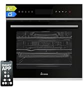 Four encastrable 60 cm | 70 l | 2,8 kW | tournebroche | fonction pizza | grill | chaleur tournante | voiture