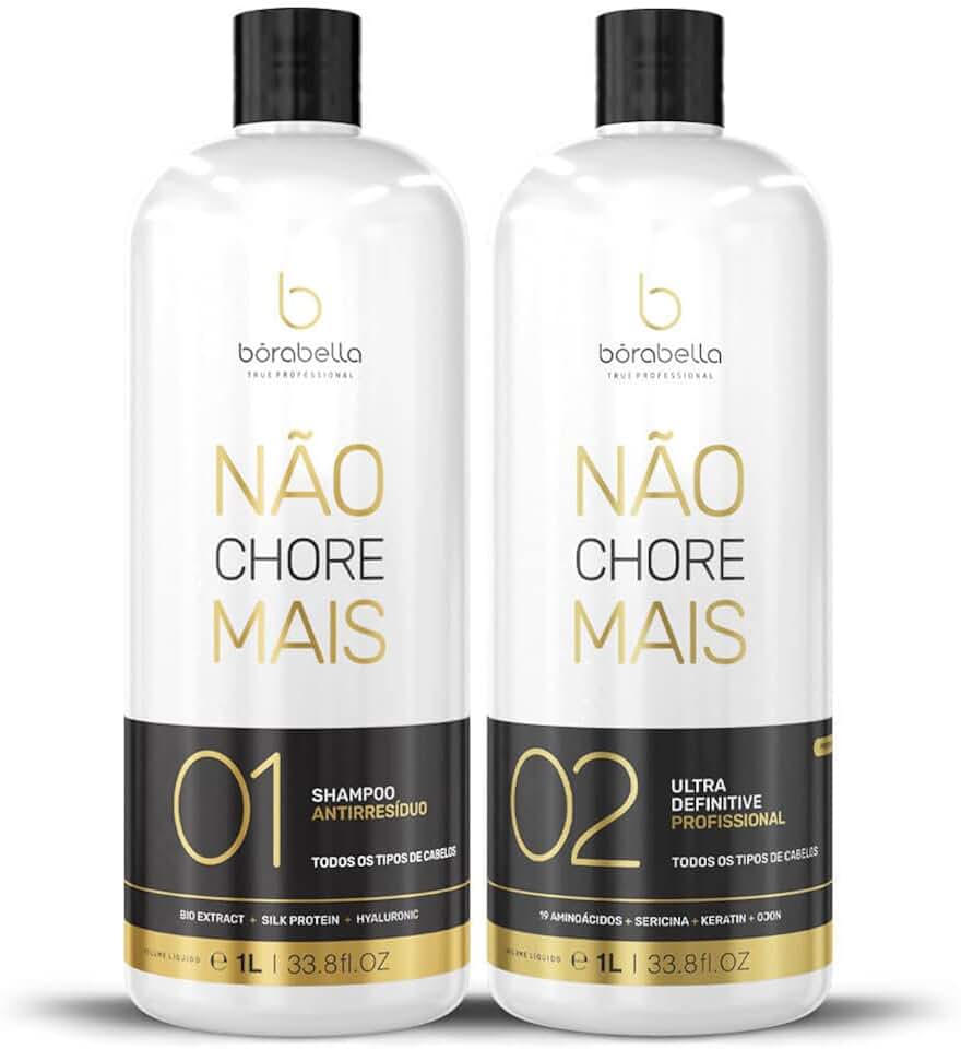 Borabella - Não Chore Mais - coffret 2x1000ml - lissage pro sans formaldéhyde