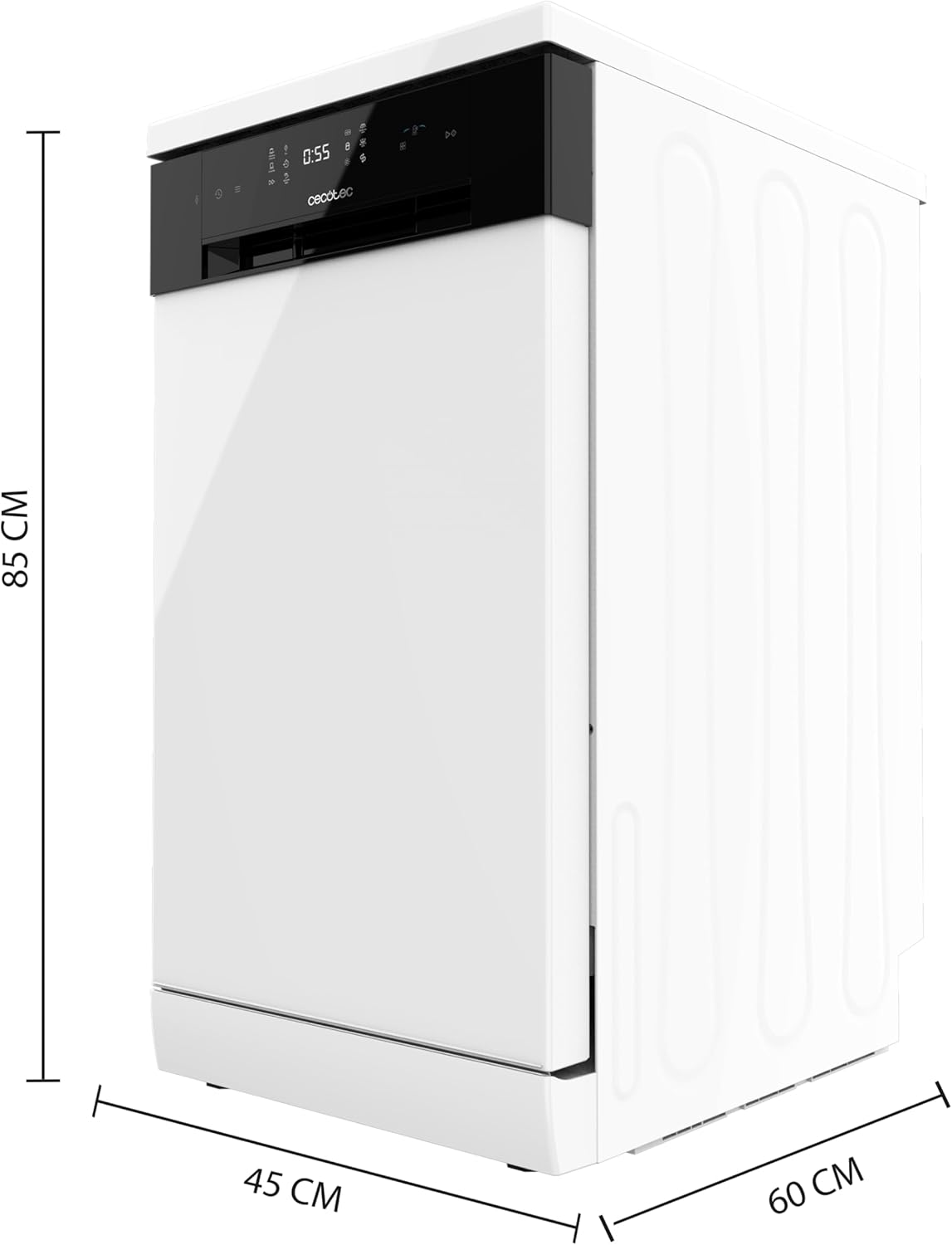 Cecotec - Bolero Aguazero - 45 cm - 11 couverts, 6 programmes, AquaStop, 4201E