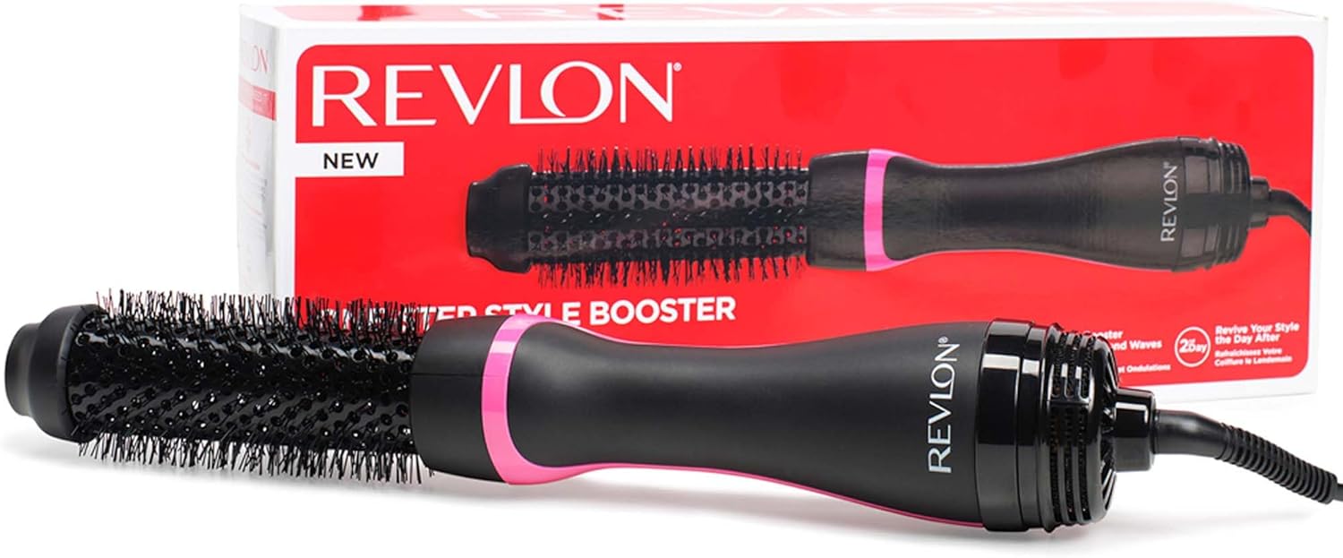Revlon - One-Step Style Booster - brosse ronde 38mm - ionique, céramique, poils thermiques - RVDR5292UKE