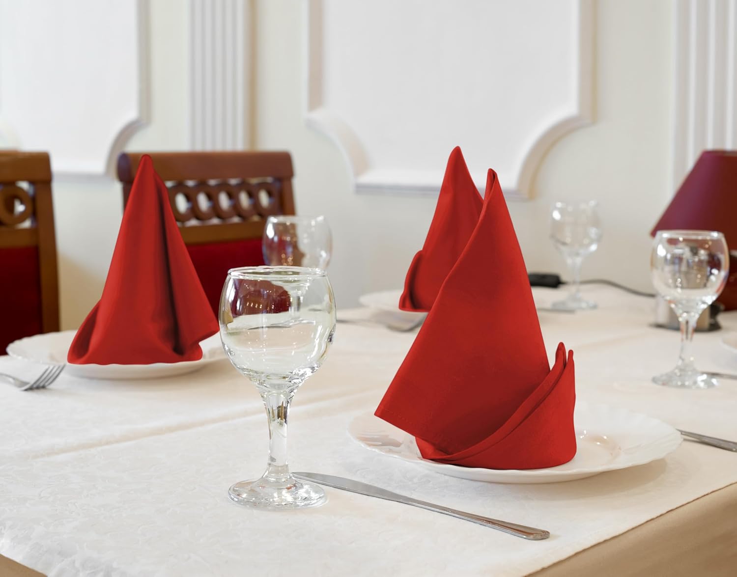 Utopia - Serviettes de Table Série Classique - 46x46 cm - Coton mélangé réutilisable, lot de 12