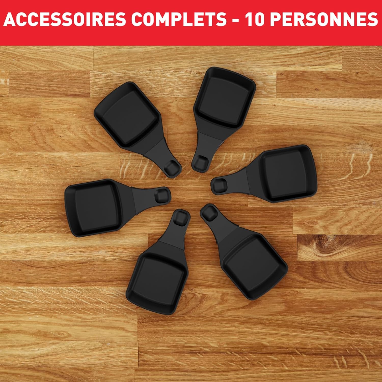 Tefal - Raclette Pierrade 10 personnes - fonte, pierre naturelle, PR457B12