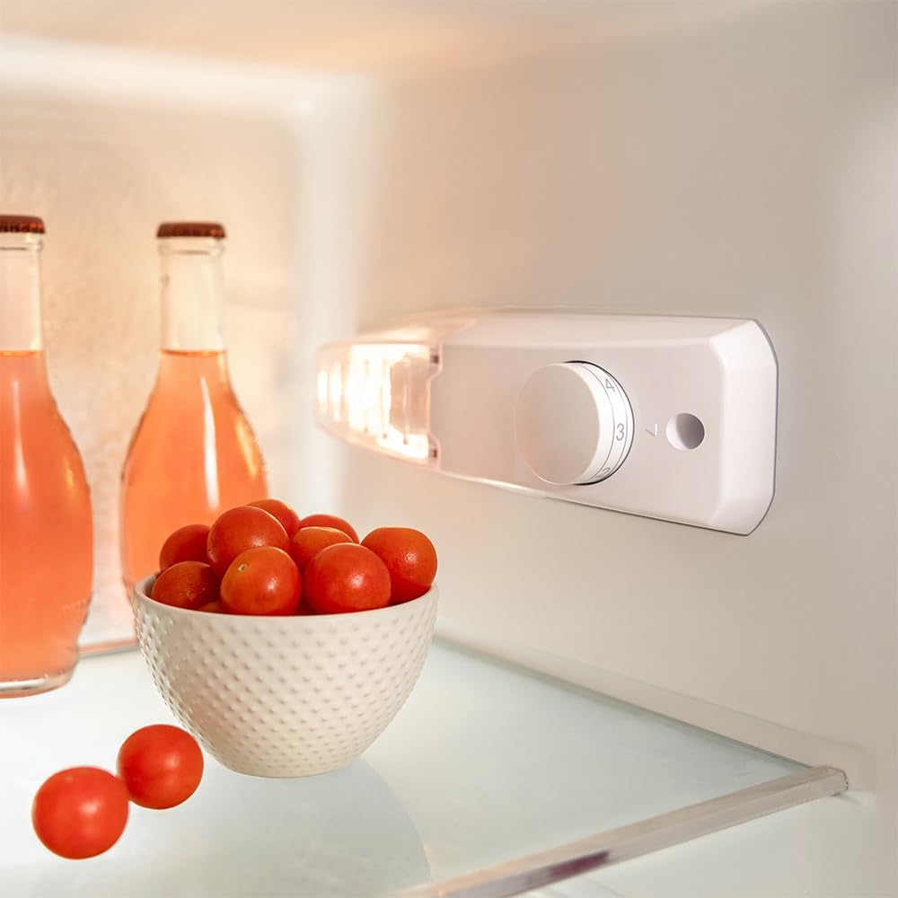 Cecotec - Bolero CoolMarket Origin 215 - 148,2x55,2 cm - rétro, LED, poignées chromées, étagères verre