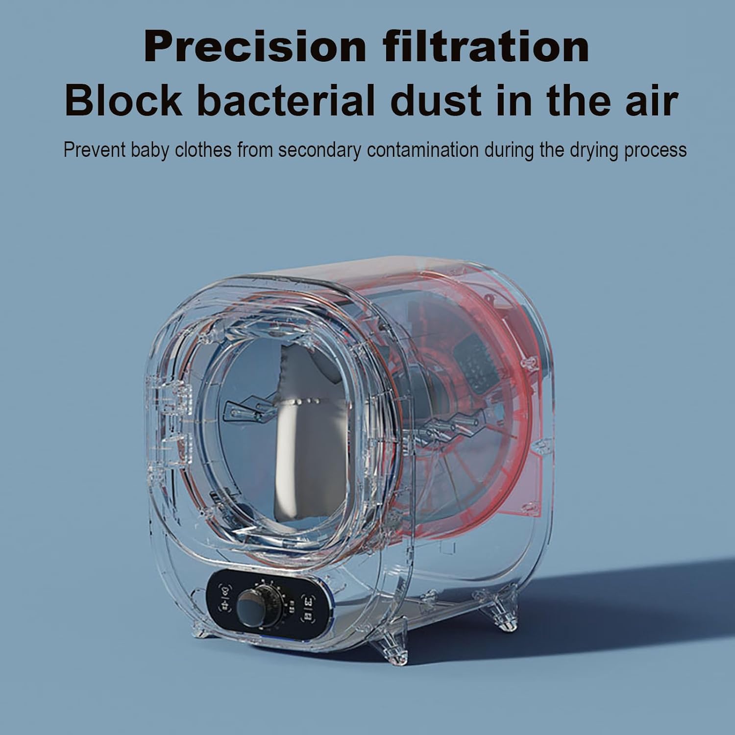 Mini sèche-linge - 0,8 kg - 7 modes, fixation murale ou plan, portable