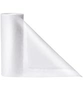 Chemin de table Anstore - Blanc - Rouleau de 30 m - Largeur : 23 cm - Pour mariage - Style maison de campagne