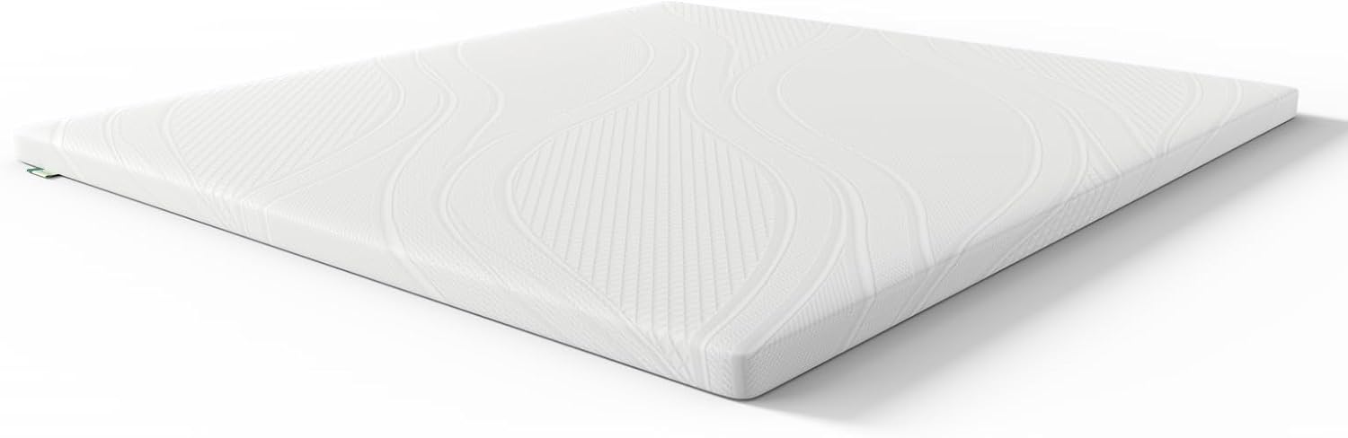 Novilla - Surmatelas Gel Mémoire, 160x200, 7.5cm, confort et anti-dérapant