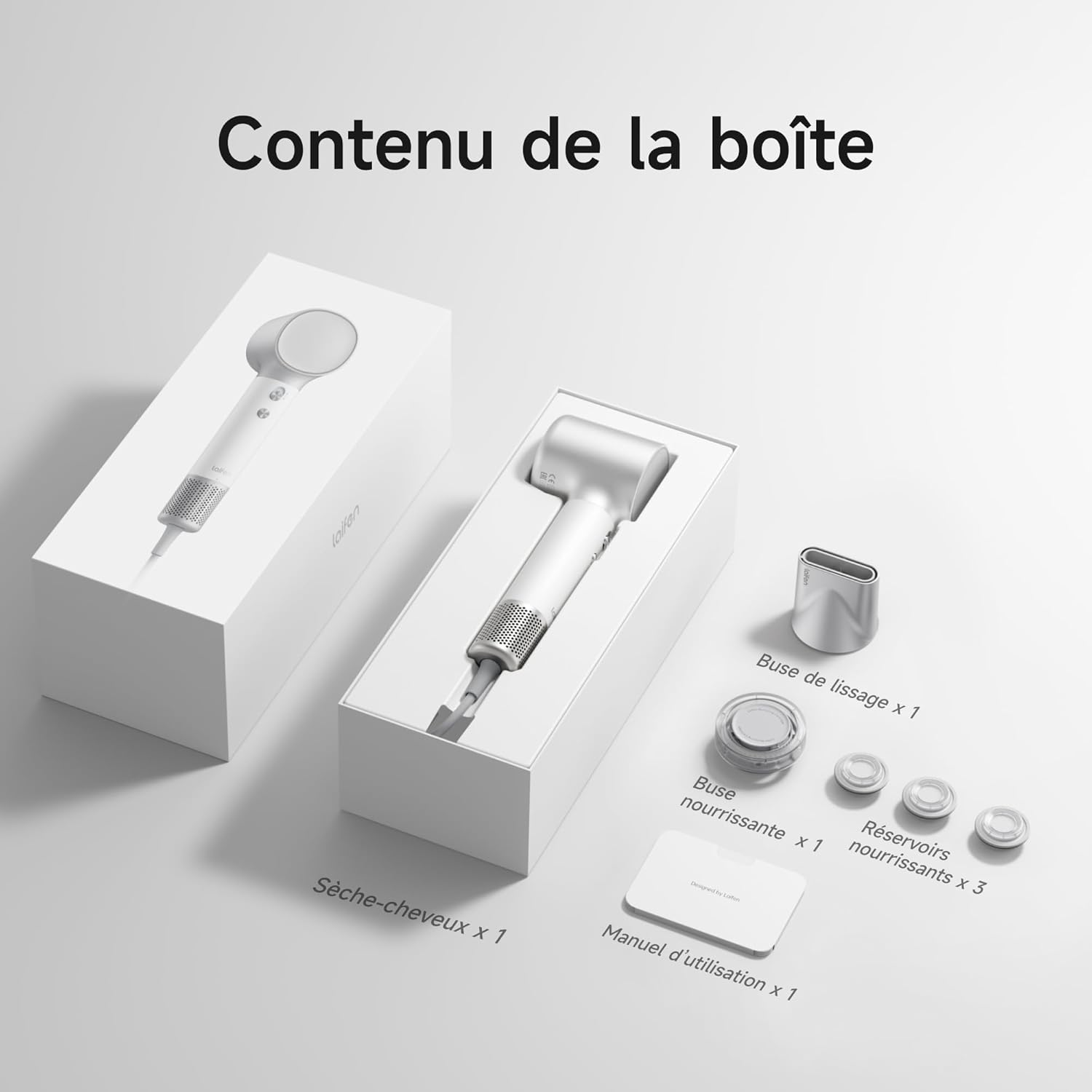 Laifen - Neo Special - Sèche-cheveux compact - Moteur 110000 tr/min, ions négatifs, contrôle température intelligent