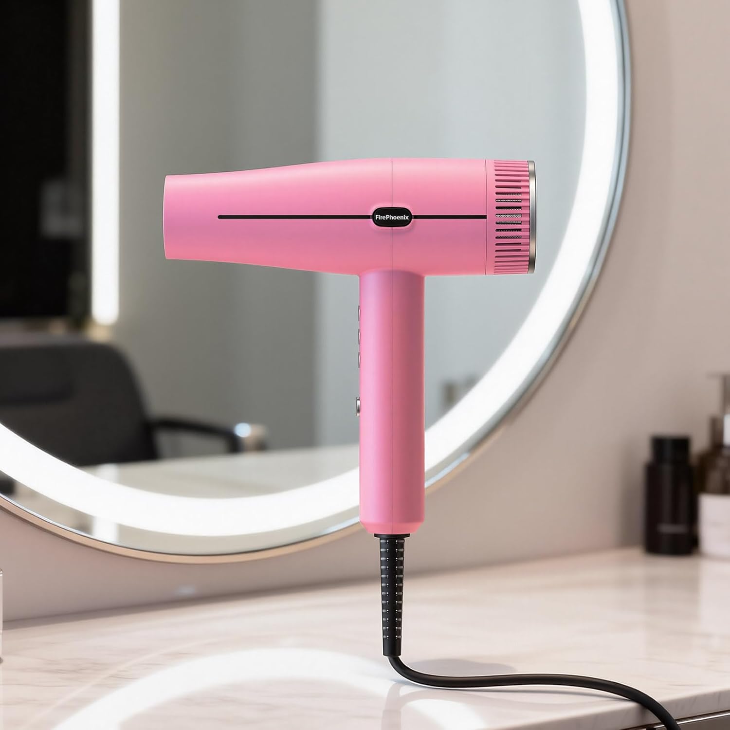 FirePhoenix - sèche-cheveux pro - 2300W, 22m/s, ions, 3 vitesses