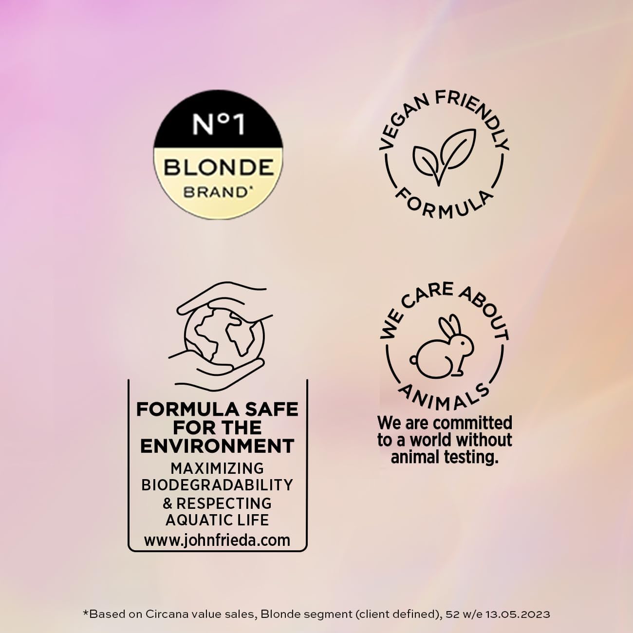 John Frieda - Go Blonder Soin Démêlant - 75ml x2 - Éclaircissant cheveux