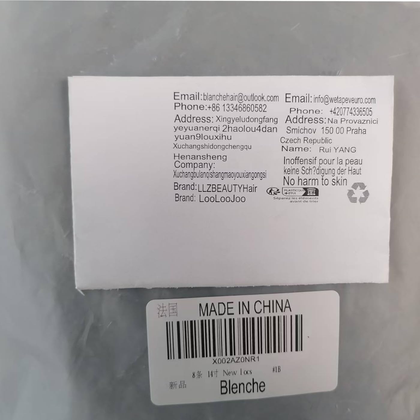 Faux Locks Crochet braids - 35,6 cm - 8 mèches souples, bouclées, naturelles