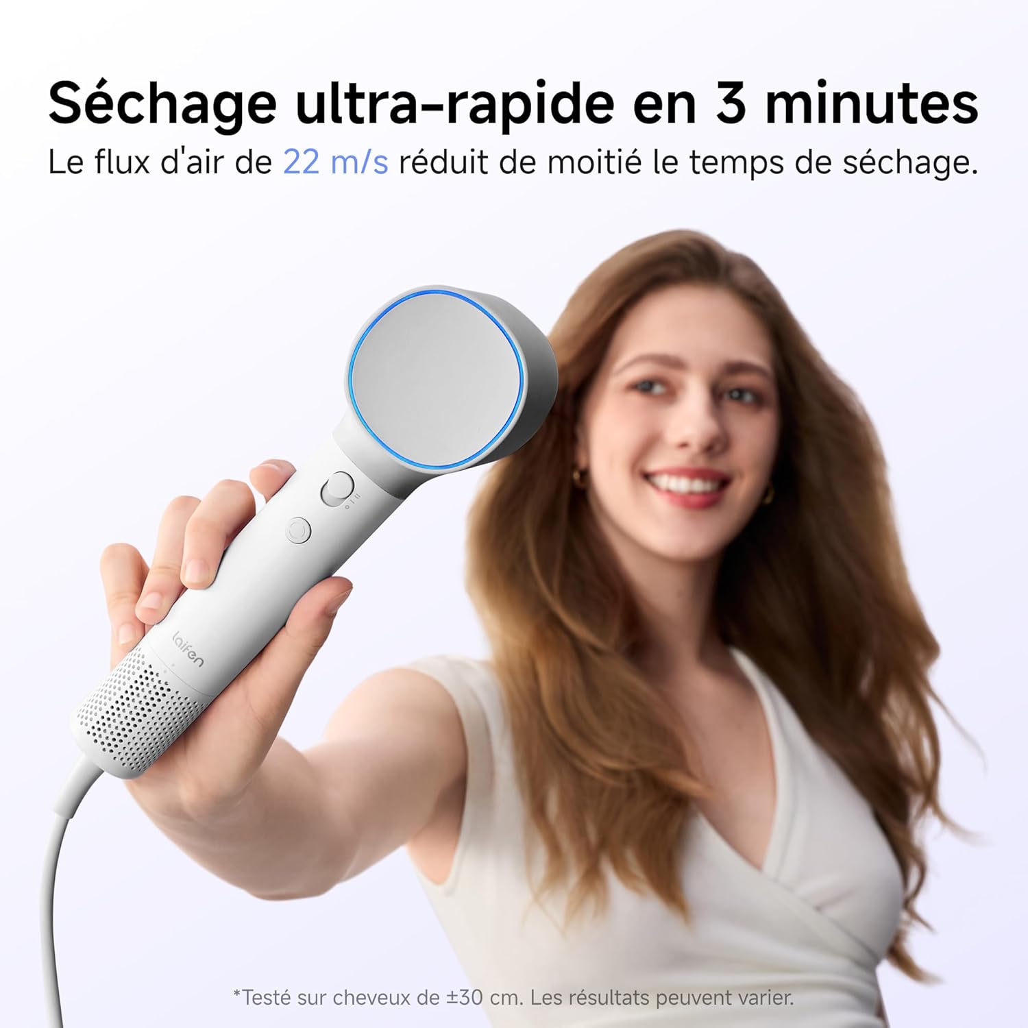 Laifen - Neo - Sèche-cheveux 390g - ions négatifs, 59dB, brushless 110k tr/min