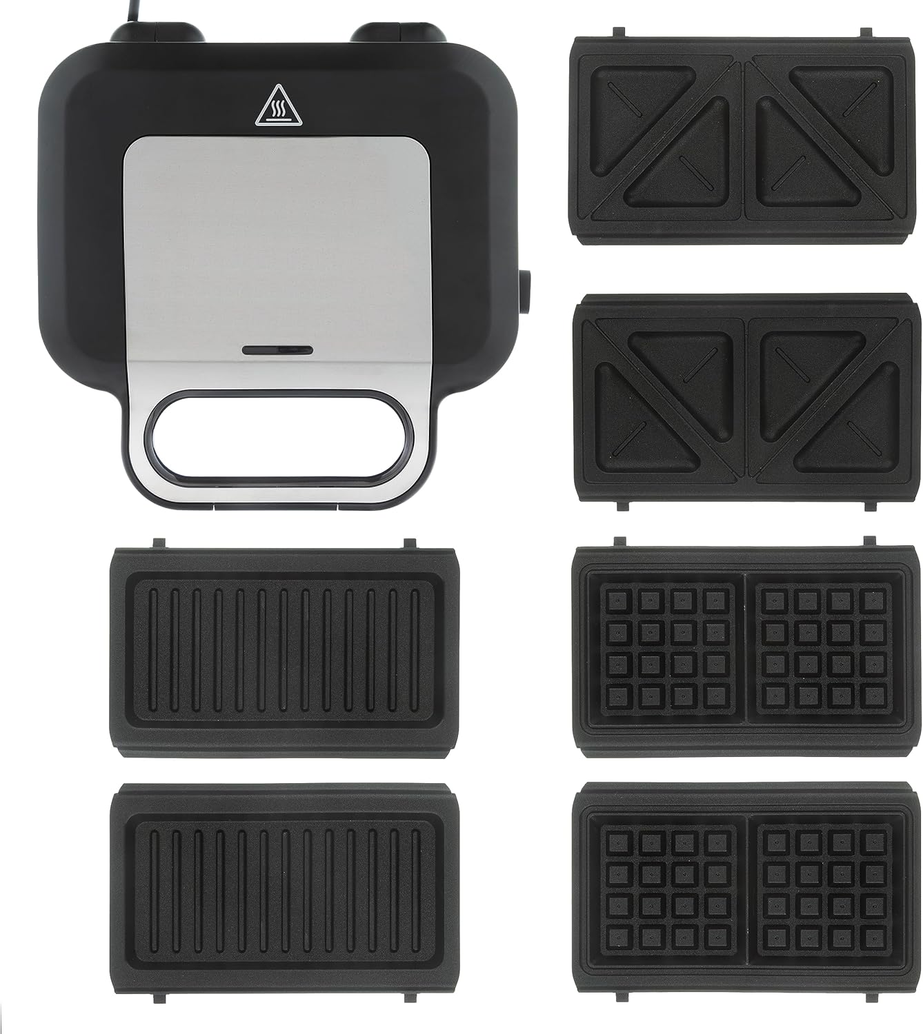 Russell Hobbs – Croque-Monsieur 3en1, plaques antiadhésives, extra profondes, 26810-56