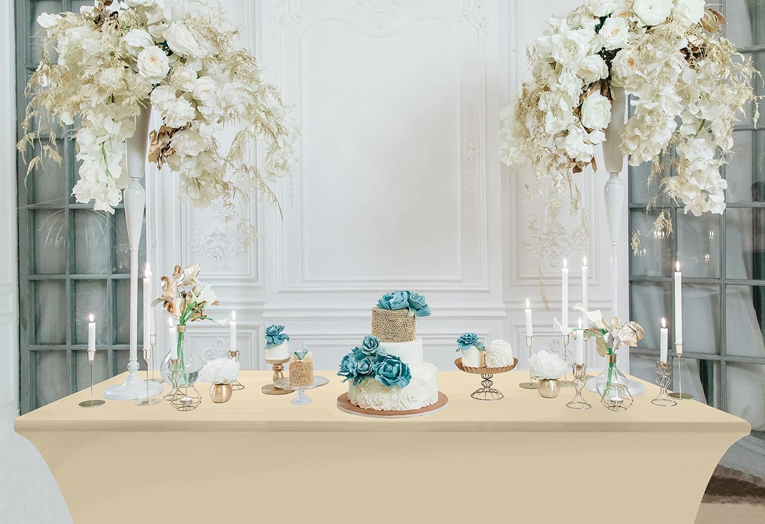 Utopia Kitchen - nappe extensible 122 cm - polyester spandex lavable