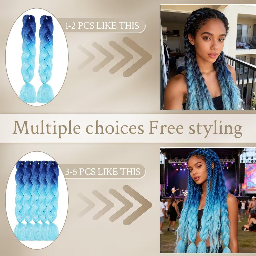 ShowJarlly - Tresse Jumbo Ombre, 24