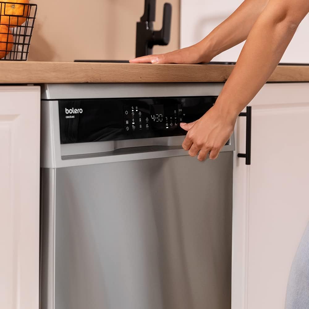 Cecotec - Bolero Aguazero 6400 Inox - 60 cm - 15 couverts, 8 programmes, 42 dB