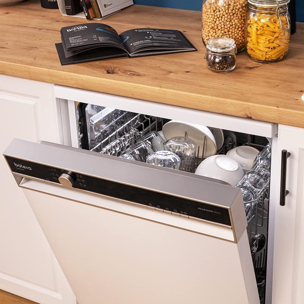 Cecotec - Bolero Aguazero 6000 - 60 cm - 12 couverts, 7 programmes, filtre antibactérien, mode éco, séchage rapide