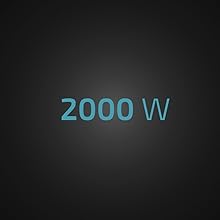 Plancha électrique avec 2000 W de puissance