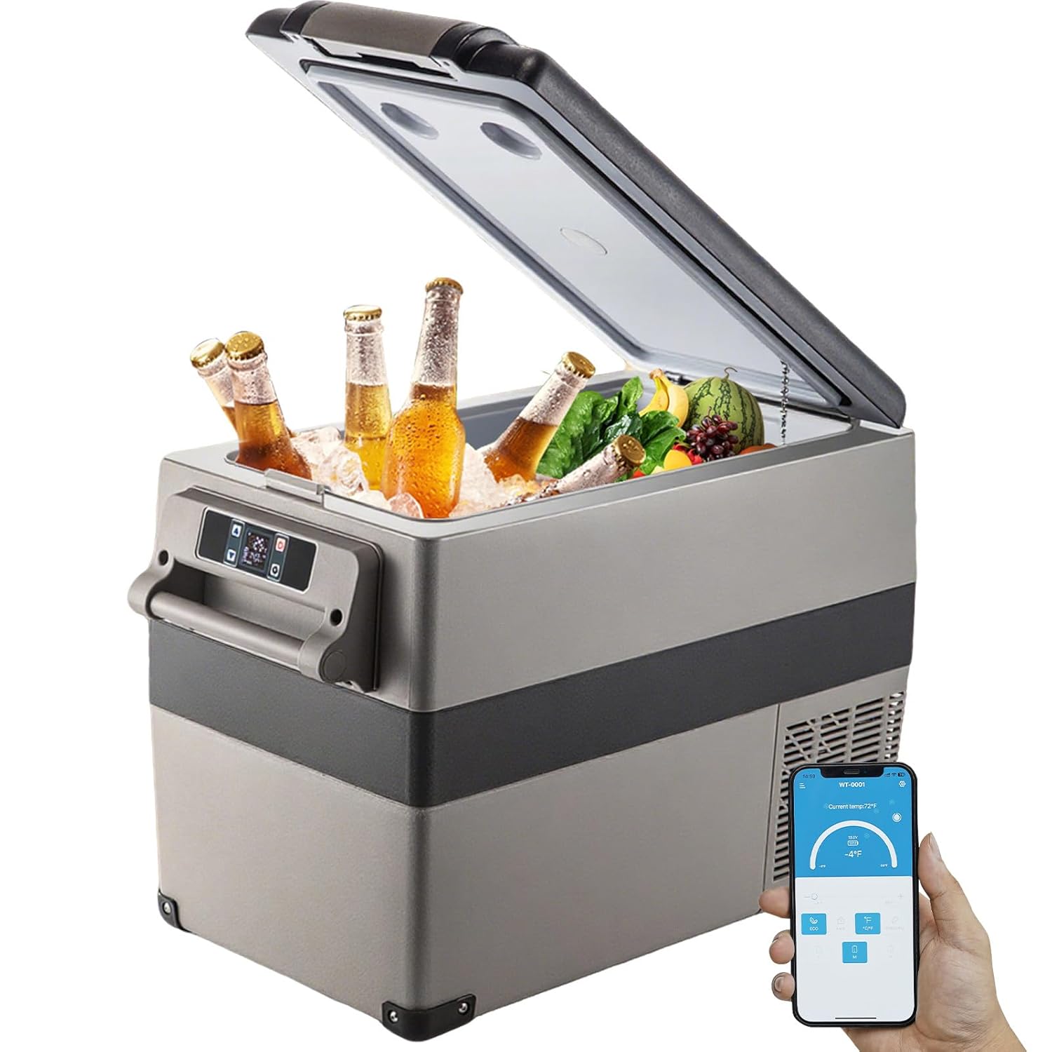 VEVOR - glacière électrique, 45L, 60W, portable, 69.3x34.5x45.6cm