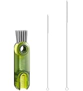 Brosse de Nettoyage Multifonctionnelle 1 Pcs 3 en 1 et 2 Pcs Brosses à Paille