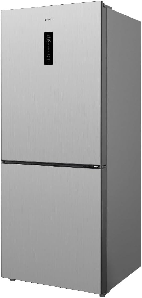 GEDTECH - combiné grande largeur 70cm, 417L, No Frost, inox - GCB417NFIX