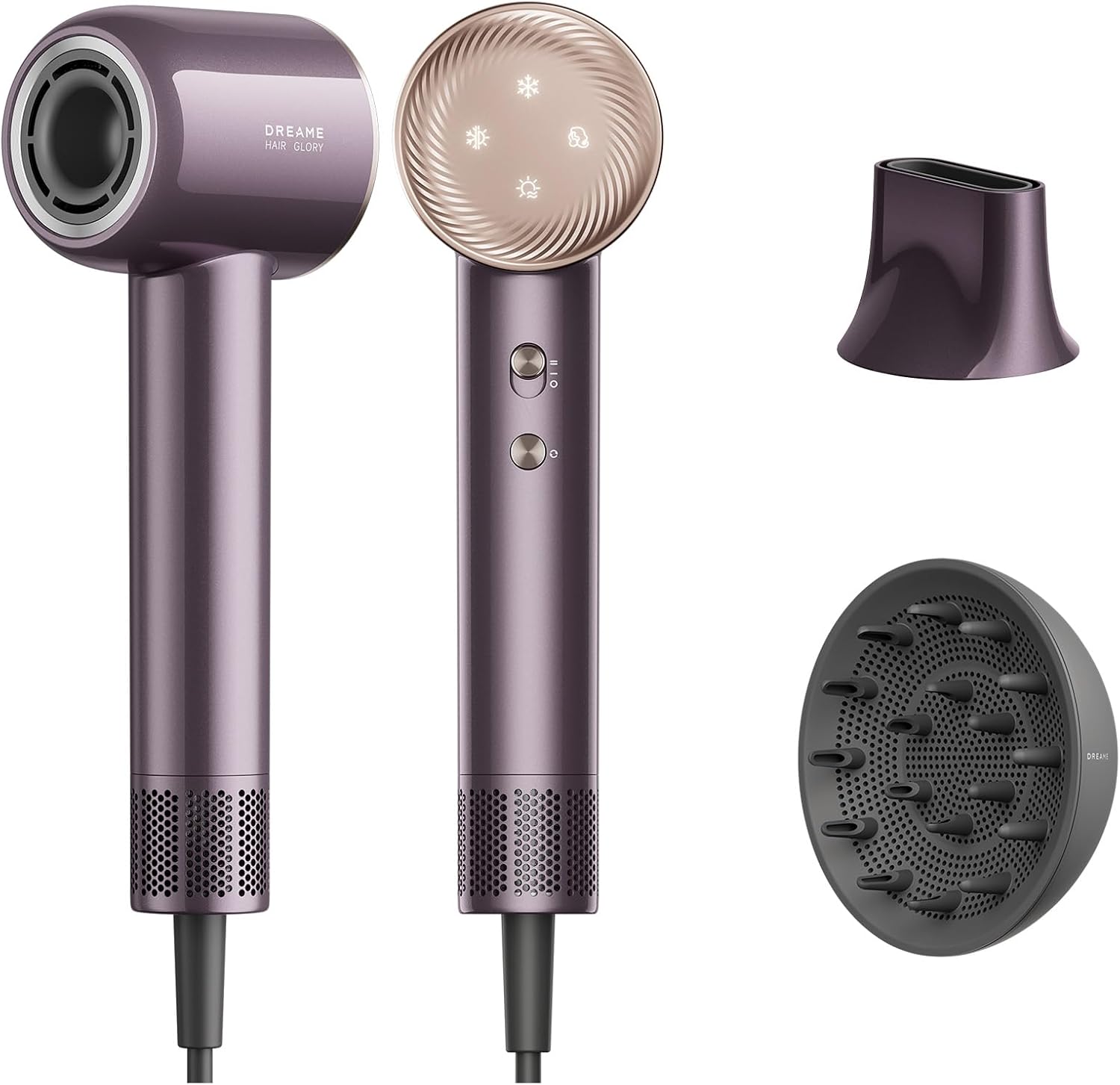 Dreame - Glory Combo - ultra-léger, ions négatifs, 110000 tr/min