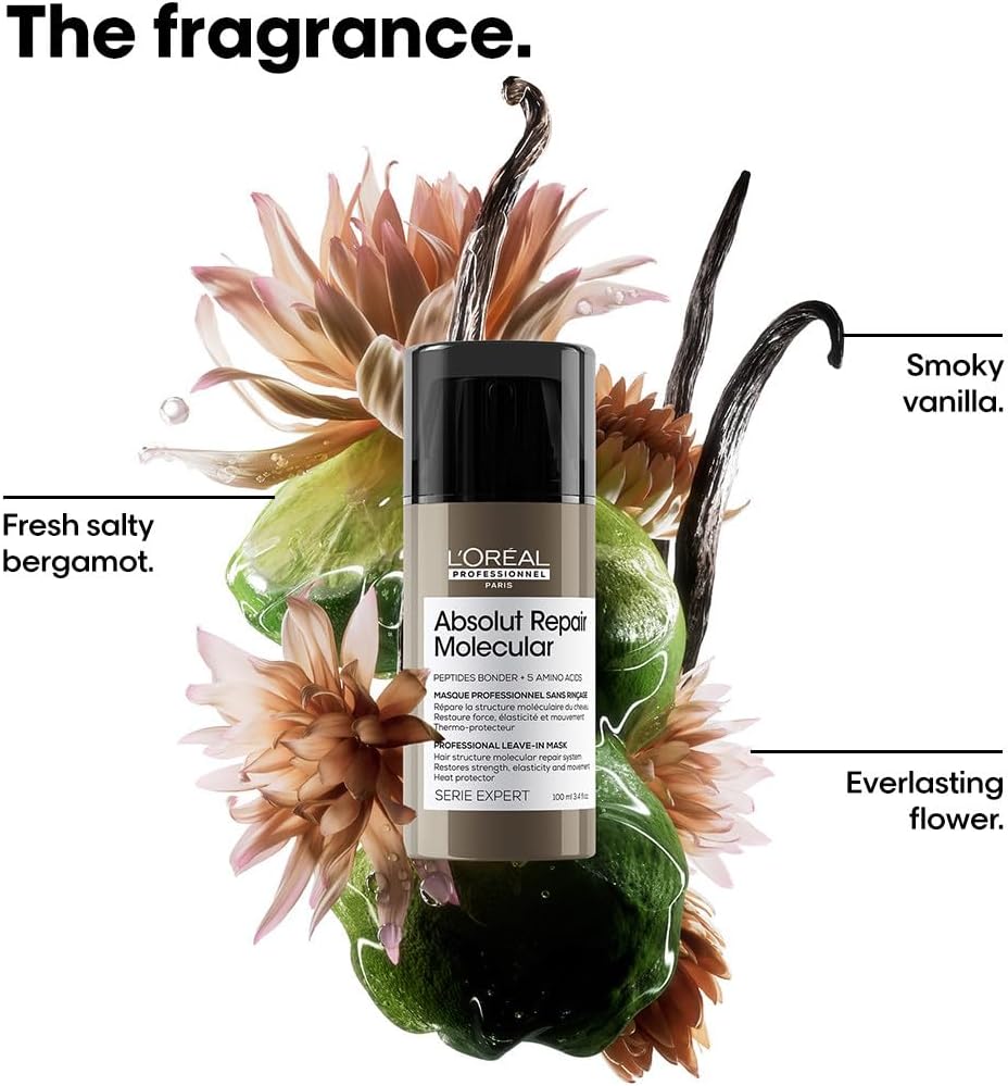 L'Oréal Professionnel - Absolut Repair Molecular - routine réparatrice cheveux abîmés, nourrit & répare en profondeur