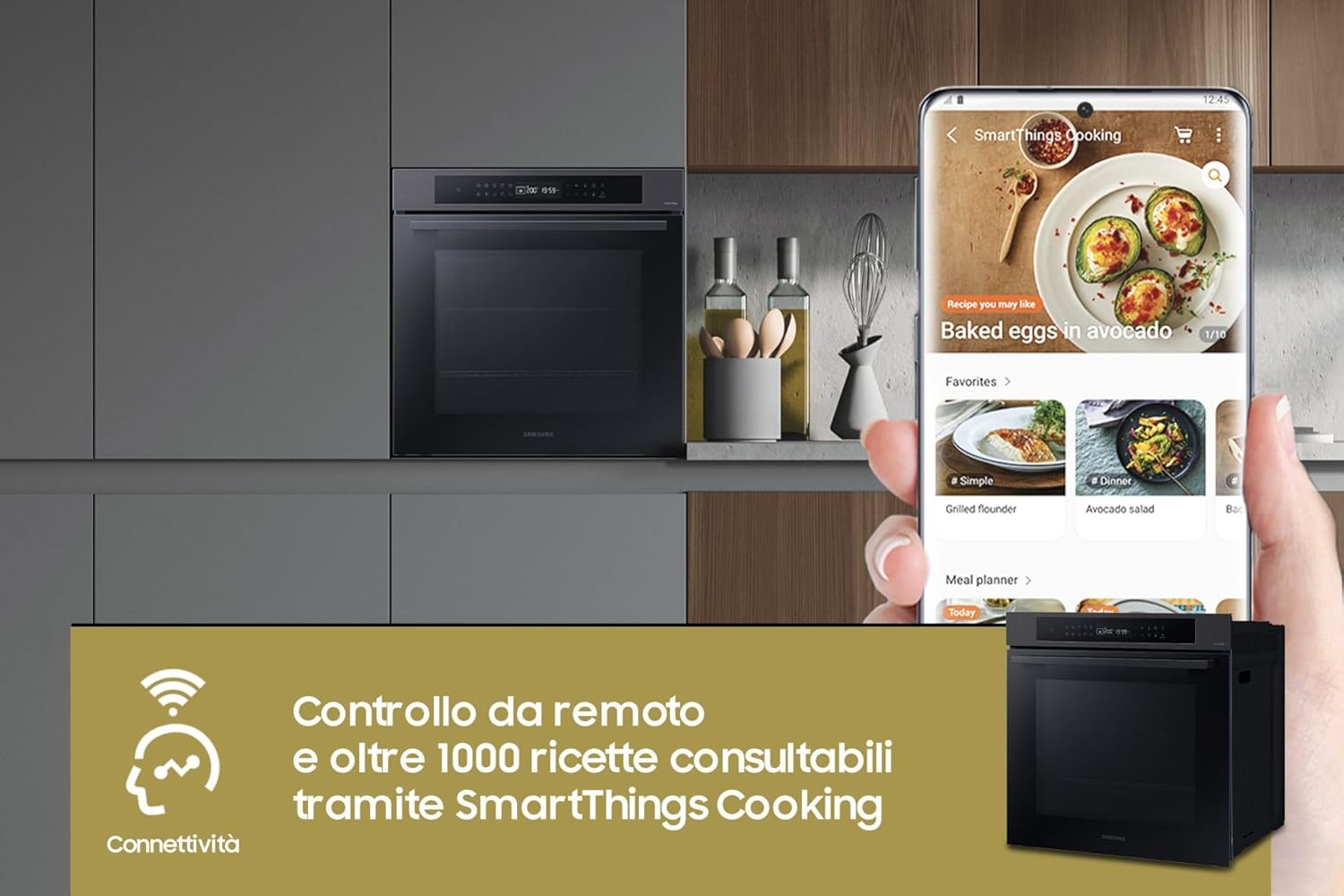 Samsung - Four série NV7000 - 76L, multifonction, classe A+, noir - NV7B4040VBB