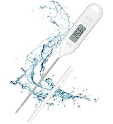 Flintronic Thermomètre de cuisine numérique avec écran LCD Lecture instantanée