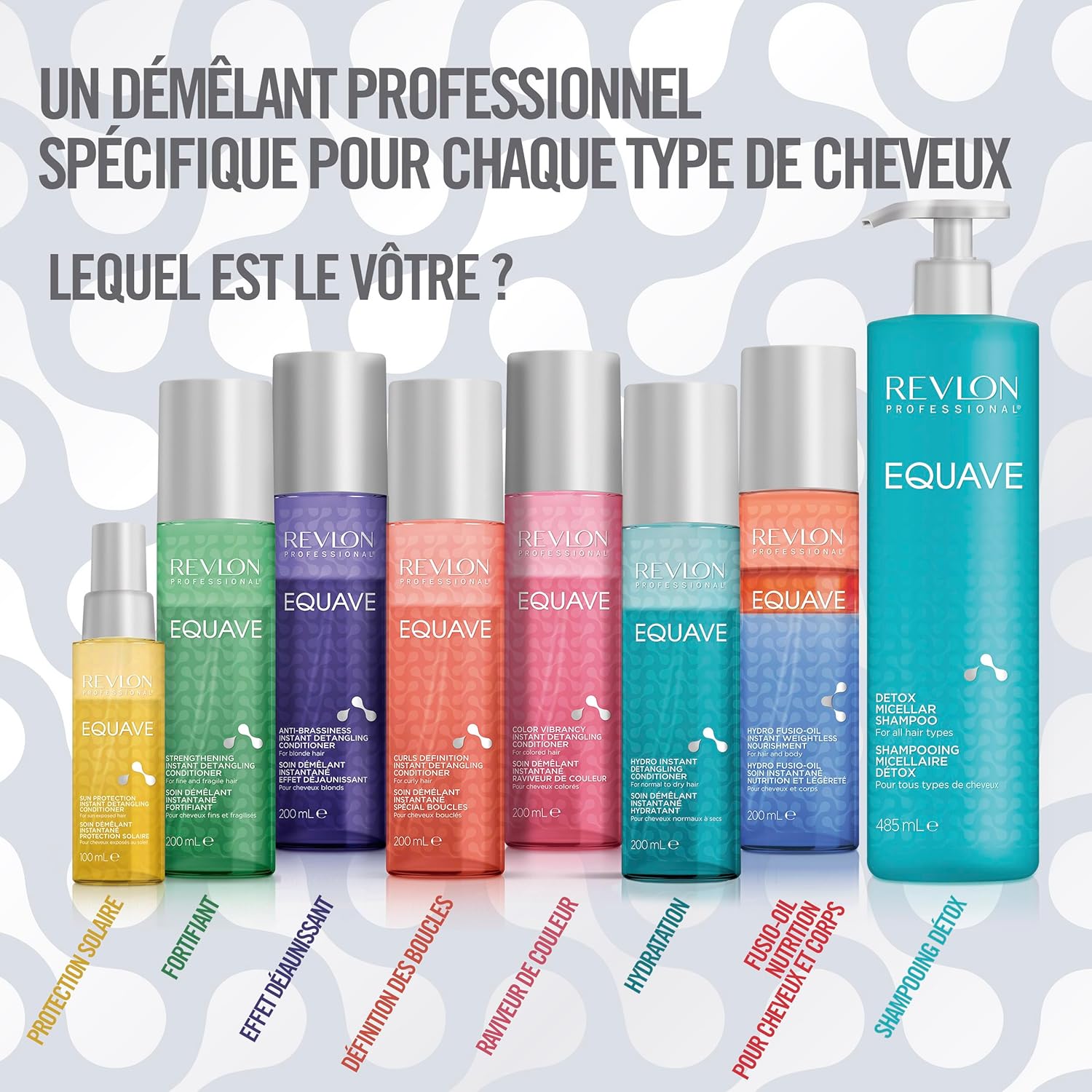 Revlon - Equave spray hydronutritif, démêlant cheveux secs, 200ml